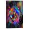 Designart - Butterfly over Abstract Background - Abstract Wall Art Canvas